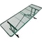 Global Industrial 8' Rectangular Expanded Metal Outdoor Table, Green 277570GN - alternate 3